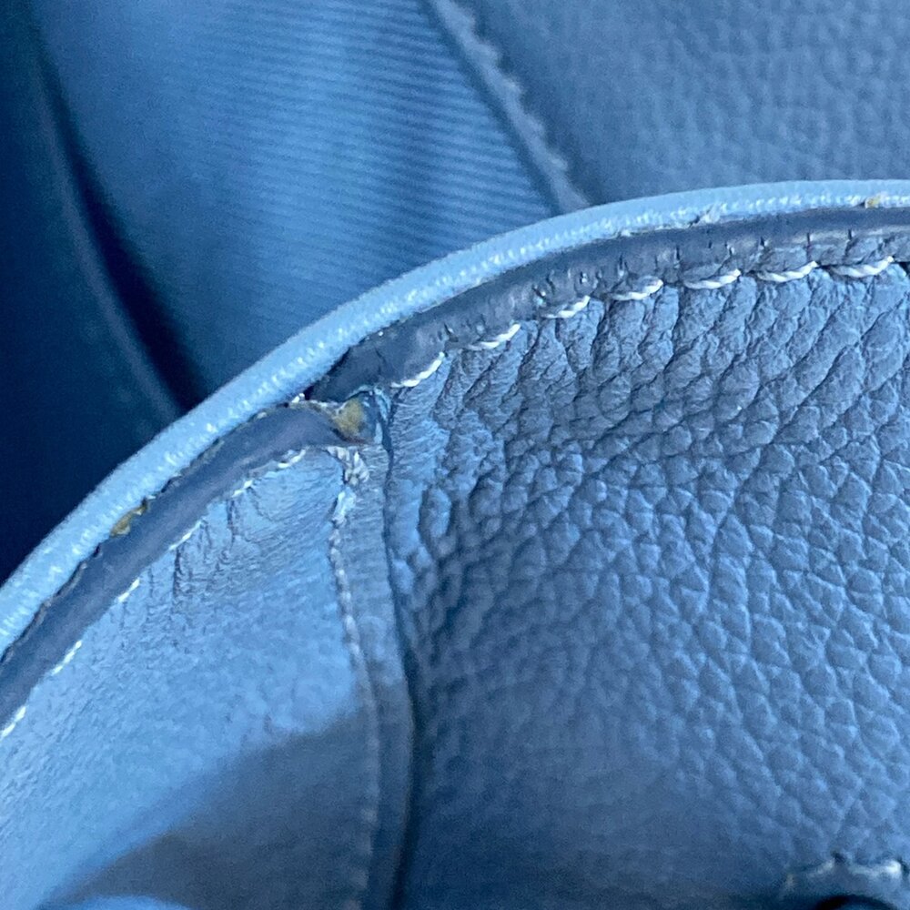 Louis Vuitton Lockme MM Lockme Handbag Light Blue Black - Picture 14 of 16